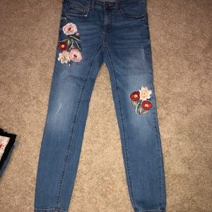 Zara Embroidered Jeans